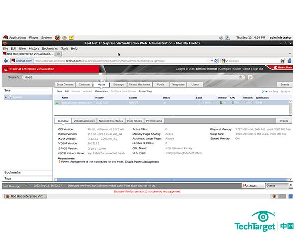 RHEV 3.1 中的更新特性媲美微软和VMware